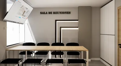 Sala de reuniones para 6 personas con Pantalla 4K en Comas